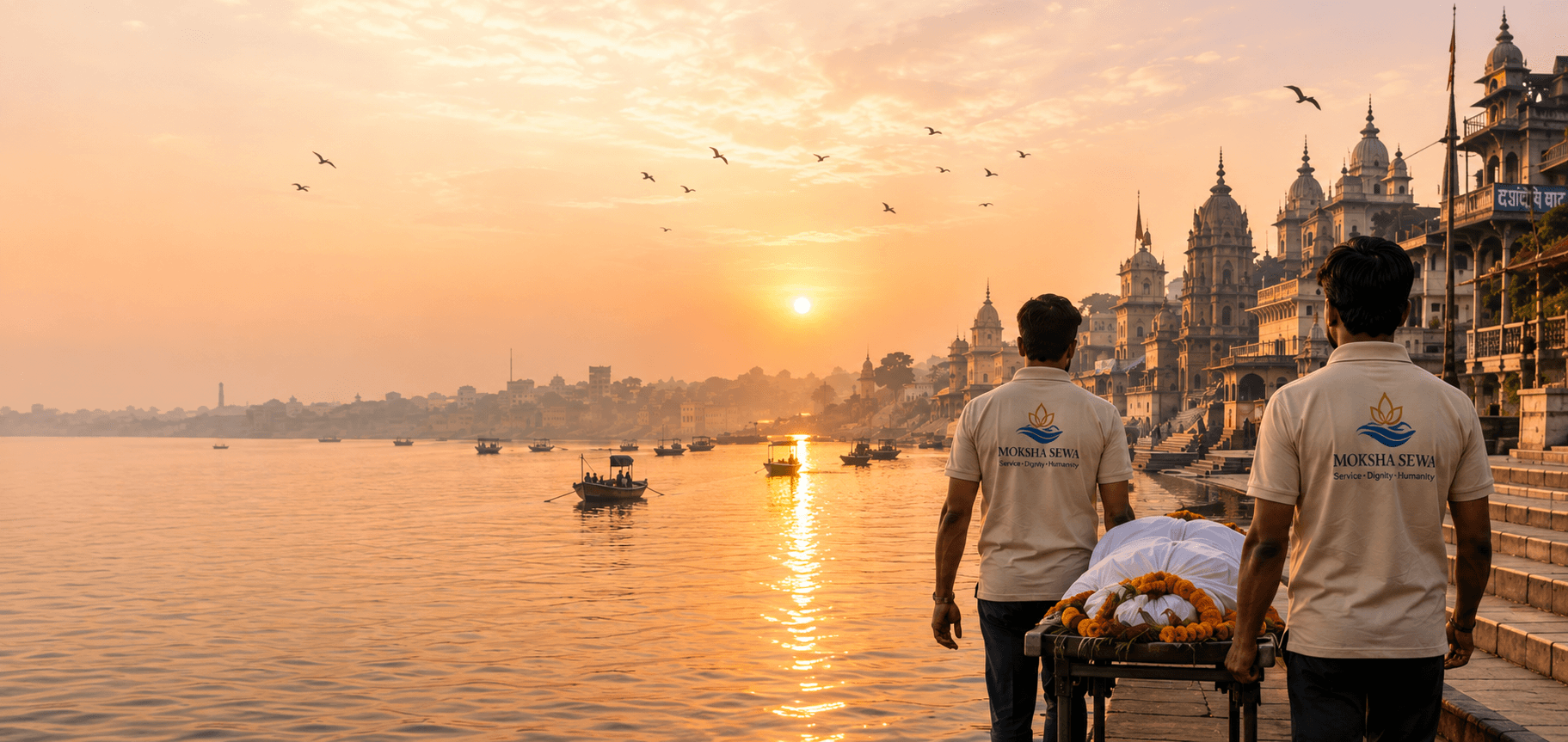 Moksha Sewa at the ghats