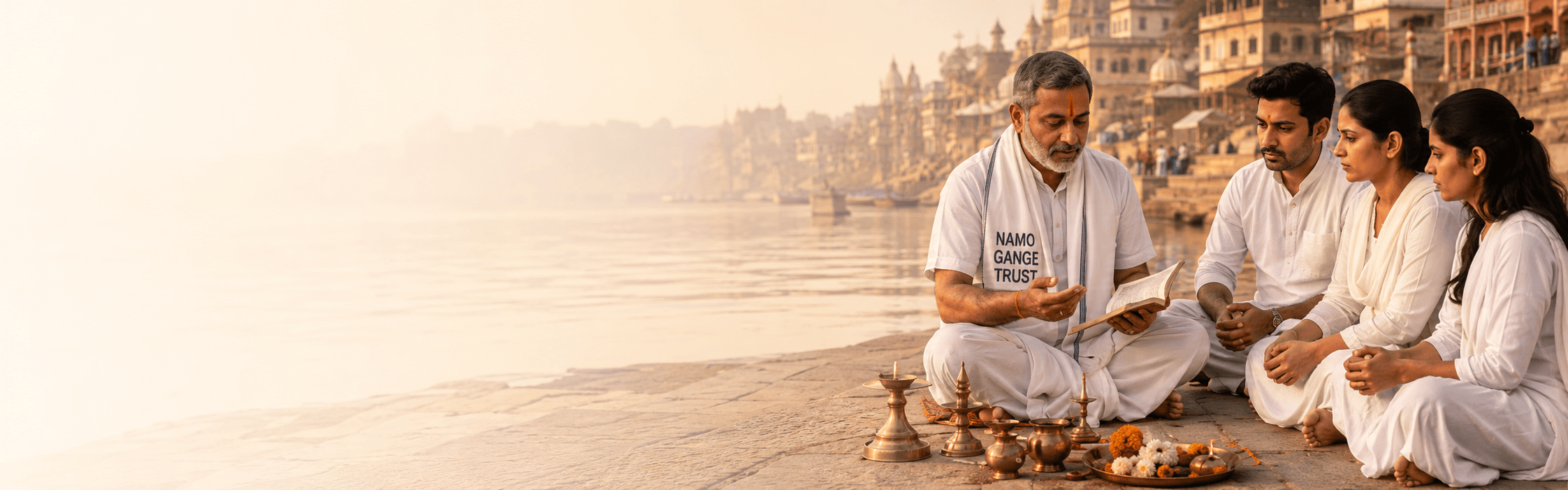 Pandit Ji guiding family