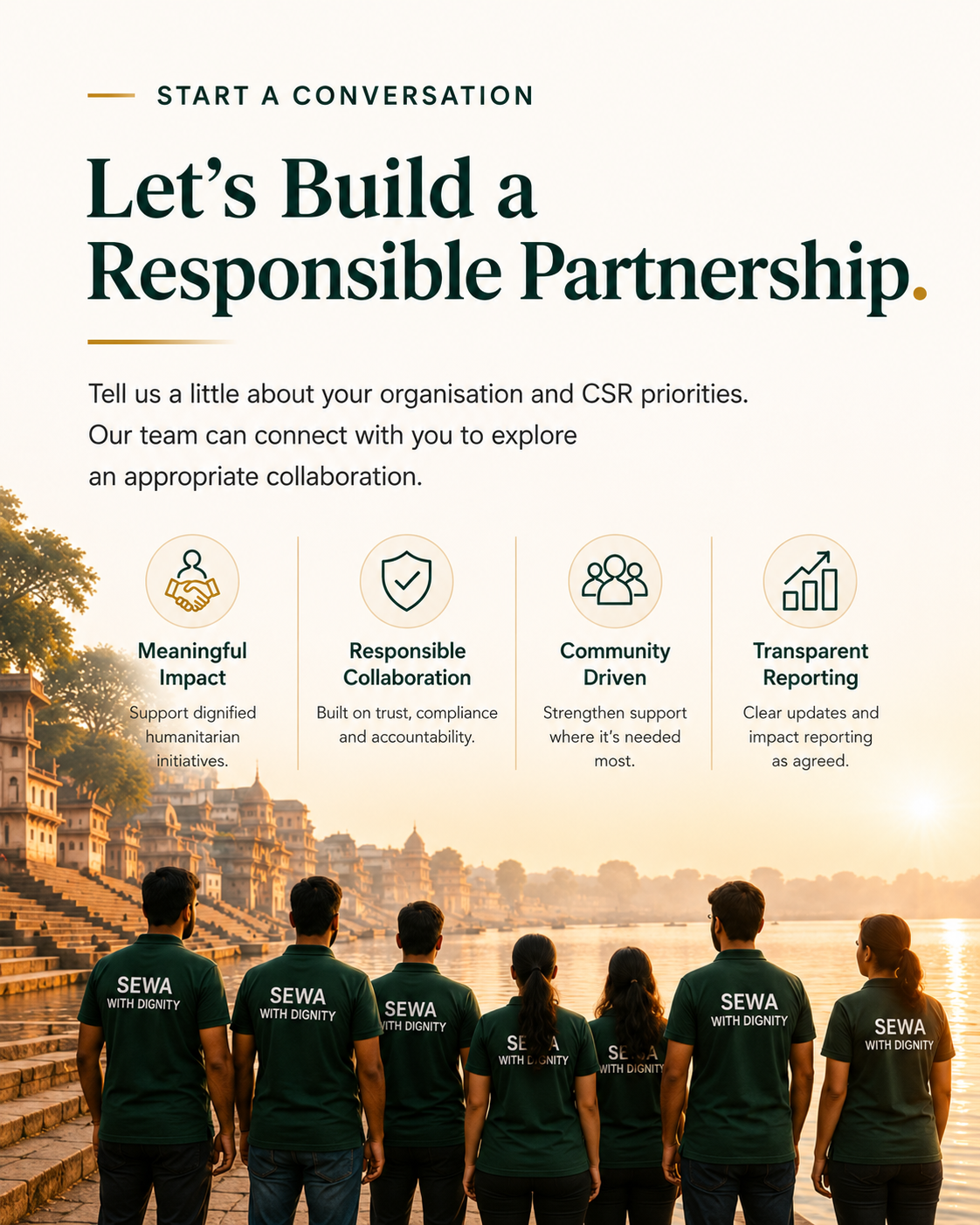 Start a Conversation - Let's Build a Responsible Partnership